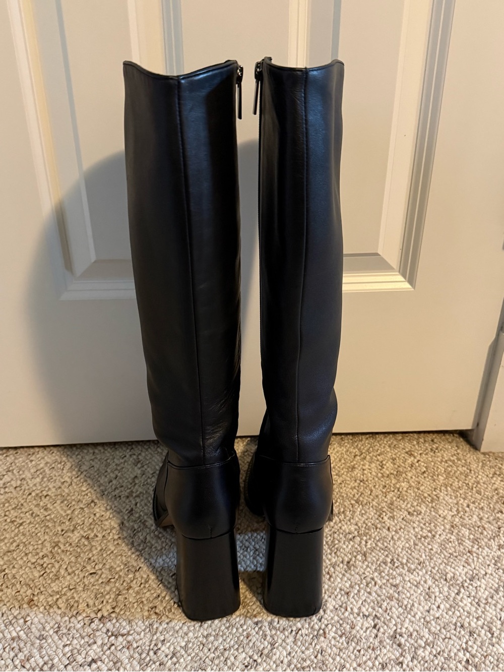 Bobbies Paris Callie Knee High Black Boots - Picture 4 of 6